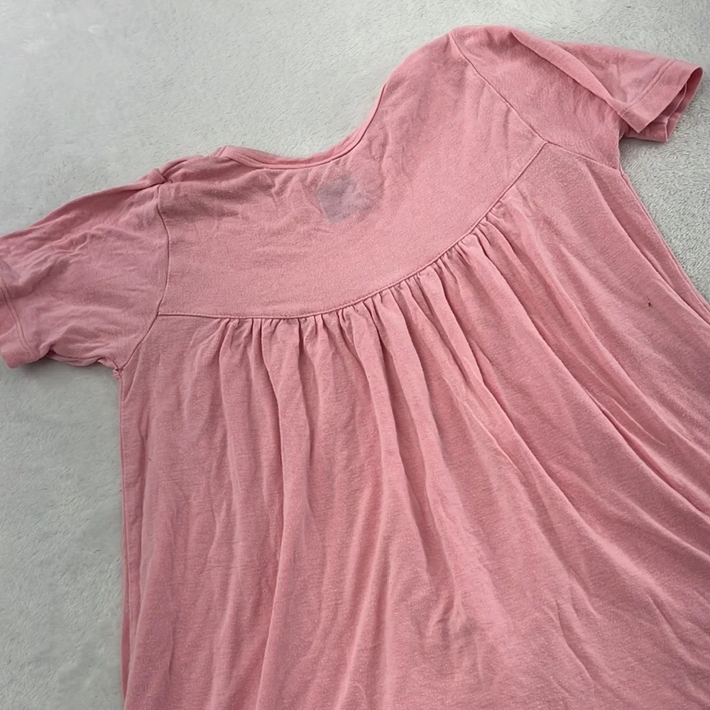 PLAY Kickee Pants 3T Bamboo Pink‎ Ruffle Short Sleeve Swing Dress
